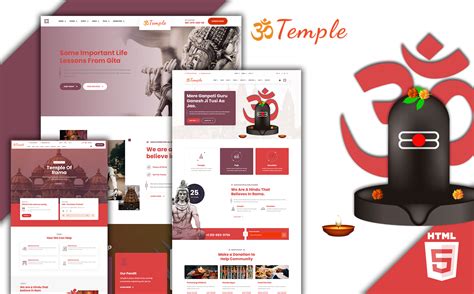 Temple Website Templates